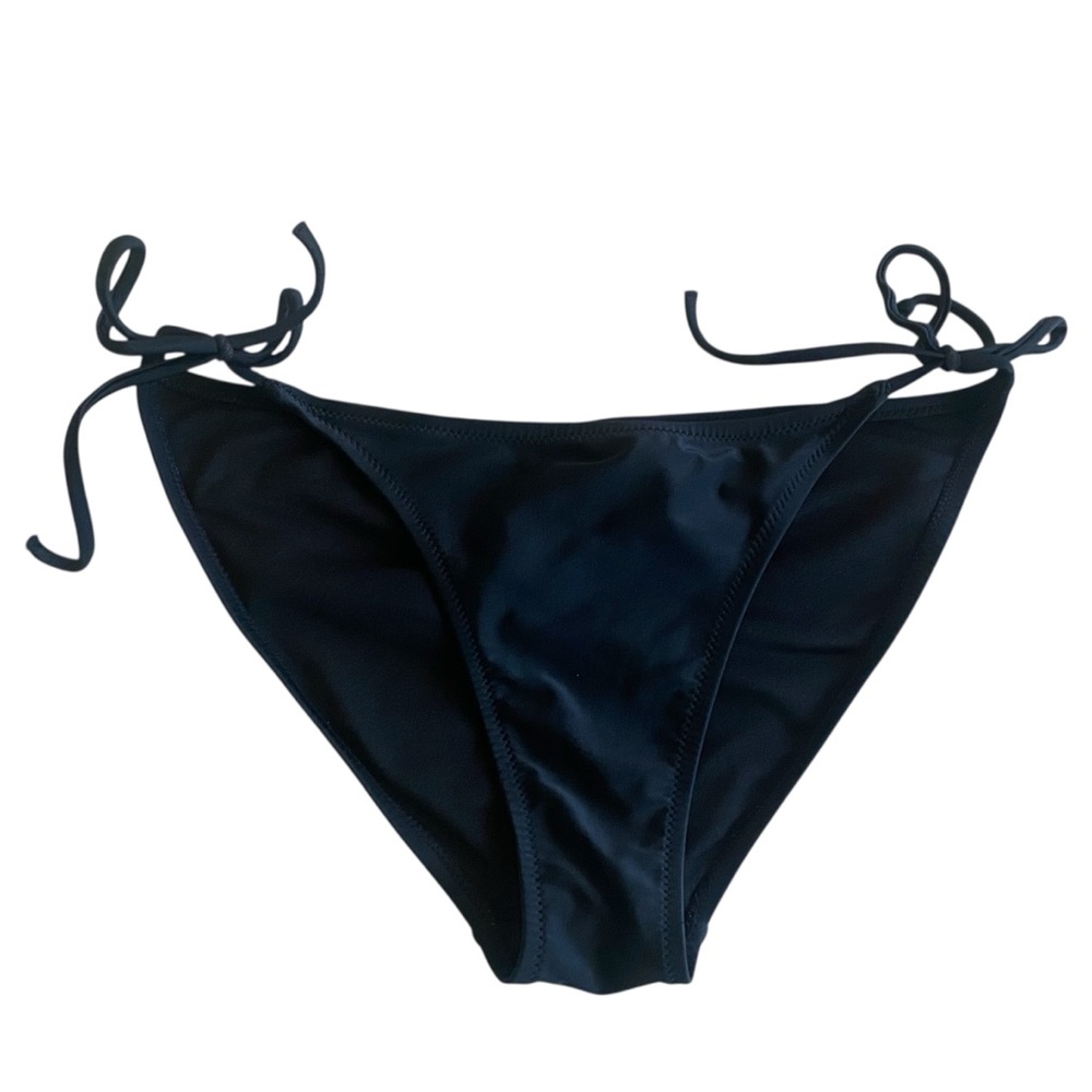 Old Navy Black Side Tie Triangle Bikini Bottom Large
